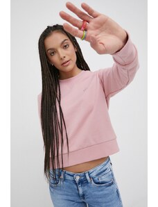 adidas Originals bluza bawełniana Trefoil Moments HE6923 damska kolor różowy gładka HE6923-WONMAU