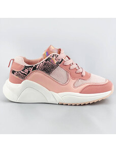 marka niezdefiniowana Sportowe buty damskie różowe (6348)