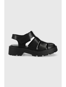 Vagabond Shoemakers sandały skórzane COSMO 2.0 damskie kolor czarny