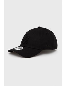 New Era czapka bawełniana kolor czarny z aplikacją 80468932.BLACK-BLACK