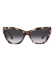 Emporio Armani okulary przeciwsłoneczne 0EA4176 damskie kolor brązowy