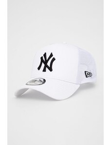 New Era czapka kolor biały z aplikacją 12285467.WHITE-WHITE