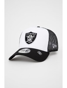 New Era czapka kolor biały z aplikacją 12380795.BLACK-BLACK