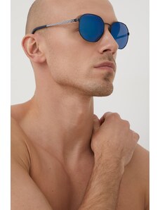 Armani Exchange Okulary przeciwsłoneczne 0AX2036S.609955 męskie kolor granatowy