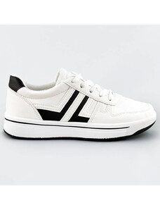 Mix Feel Sportowe buty damskie biało-czarne (ad-587)
