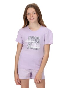 Regatta BOSLEY jasnofioletowa bawełniana koszulka dziecięca