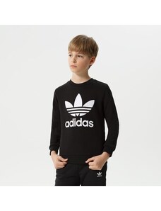Adidas Bluza Trefoil Crew Boy Dziecięce Odzież Bluzy ED7797 Czarny