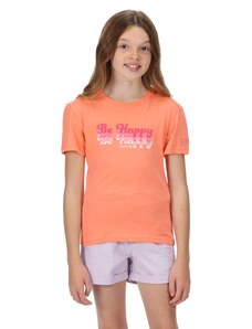 Dziecięca bawełniana koszulka Regatta BOSLEY w kolorze jasnopomarańczowym