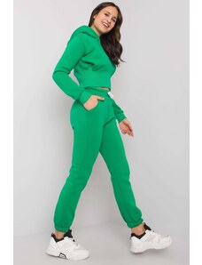 ModaMia Zielony komplet dresowy ze spodniami Ambretta