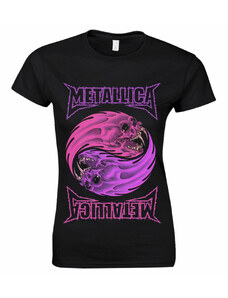 Koszulka metal damskie Metallica - Yin Yang Purple - ROCK OFF - RTMTLGSBYIN METTS42LB