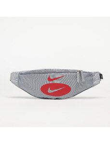 Plecak na biodra Nike Heritage Hip Pack Particle Grey/ University Red