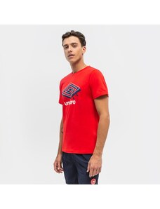 Umbro T-Shirt Wade Męskie Ubrania Koszulki UL122TSM07002 Czerwony