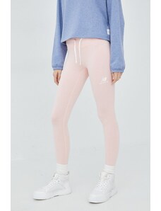 New Balance legginsy WP21556PIE damskie kolor różowy gładkie WP21556PIE-PIE