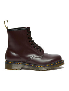 Dr. Martens 1460 Smooth Leather Lace Up Burgundy Mężczyźni - Obuwie Dr. Martens - Burgundowy - DM27277626-3
