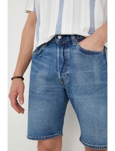 Levi's szorty jeansowe męskie kolor granatowy 36512.0164-DarkIndigo