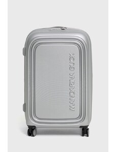 Mandarina Duck walizka LOGODUCK + kolor srebrny P10SZV32
