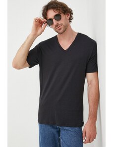 Michael Kors - t-shirt bawełniany (3-pack) BR2V001023 kolor czarny