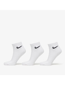 Męskie skarpety Nike Everyday Cush Ankle Socks 3-Pack White/ Black