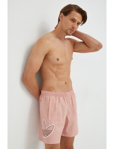 adidas Originals szorty kąpielowe kolor różowy