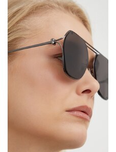 Alexander McQueen okulary przeciwsłoneczne damskie kolor szary