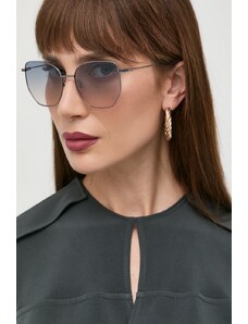 MCQ okulary przeciwsłoneczne damskie kolor granatowy