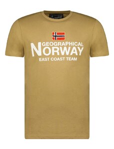 Geographical Norway Koszulka w kolorze beżowym