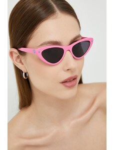 Chiara Ferragni okulary przeciwsłoneczne damskie kolor różowy