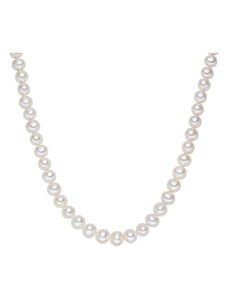 The Pacific Pearl Company Naszyjnik perłowy w kolorze białym - dł. 50 cm