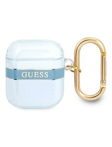Guess GUA2HHTSB AirPods cover niebieski/blue Strap Collection