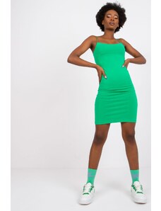 ModaMia Zielona ołówkowa sukienka basic Sycylia