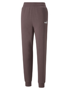 Damskie Spodnie Puma Ess+ Embroidery High-Waist Pants FL CL 67000775 – Bordowy