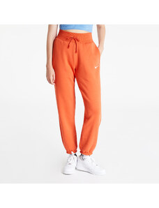 Damskie spodnie dresowe Nike Sportswear Phoenix Fleece Women's High-Waisted Oversized Sweatpants Mantra Orange/ Sail