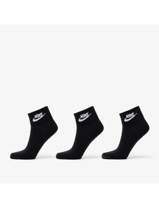 Męskie skarpety Nike Sportwear Everyday Essential Ankle Socks 3-Pack Black/ White