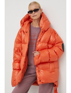 MMC STUDIO kurtka puchowa Jesso kolor pomarańczowy zimowa oversize