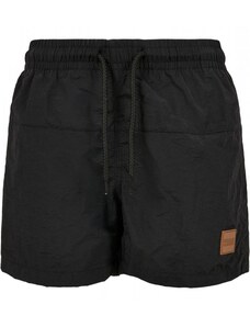 URBAN CLASSICS Boys Block Swim Shorts - black