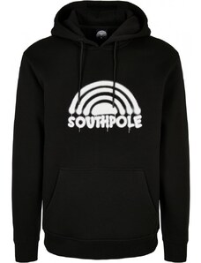 Southpole Spray Logo Hoody - black