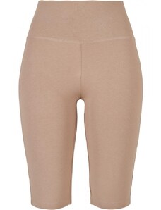 URBAN CLASSICS Ladies Organic Stretch Jersey Cycle Shorts - softtaupe