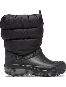 Dziecięce buty zimowe Crocs CLASSIC NEO PUFF czarne