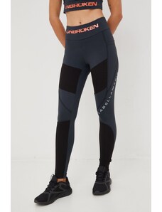 LaBellaMafia legginsy treningowe Unbroken damskie kolor szary wzorzyste