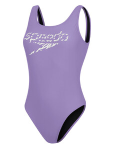 Damski Strój kąpielowy Speedo Logo Deep U-BK HI Leg 1Pc AF 8-12369H105 – Fioletowy