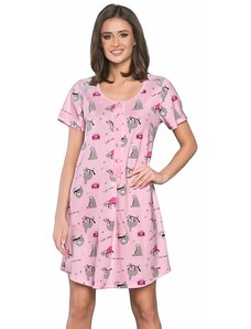 Italian Fashion Damska koszula nocna Orso w kolorze różowym