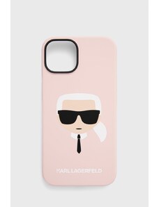 Karl Lagerfeld etui na telefon iPhone 14 6,1" kolor różowy