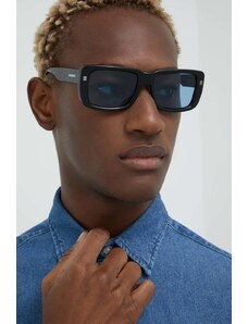 Burberry okulary przeciwsłoneczne JARVIS męskie kolor czarny 0BE4376U