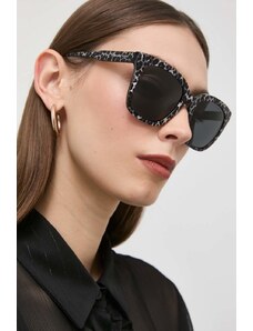 Michael Kors okulary przeciwsłoneczne SAN MARINO damskie kolor czarny 0MK2163