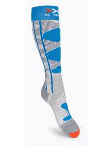 Skarpety narciarskie damskie X-Socks Ski Control 4.0 grey melange/turquoise