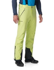 Męskie spodnie narciarskie Kilpi METHONE-M jasnozielone