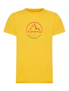 Męskie koszulka La Sportiva Logo Tee yellow