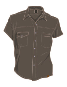 Męska koszula Warmpeace Molino major brown