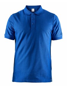 T-shirt męski Craft Casual Polo Pique niebieski