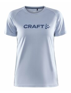 Damska koszulka funkcjonalna Craft Core Unify Logo Jasnoniebieska